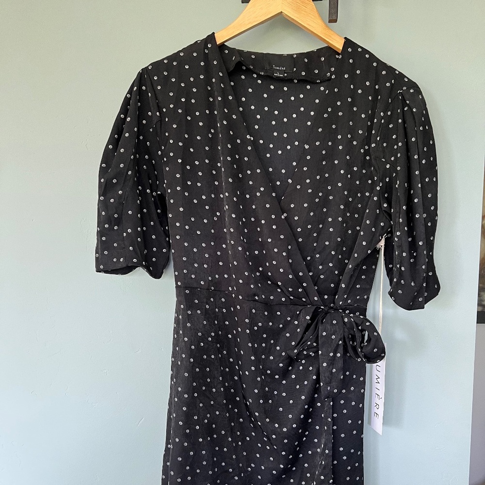 Lumiere Mini Dress  |  Black and White  |  NWT  |  Size Large